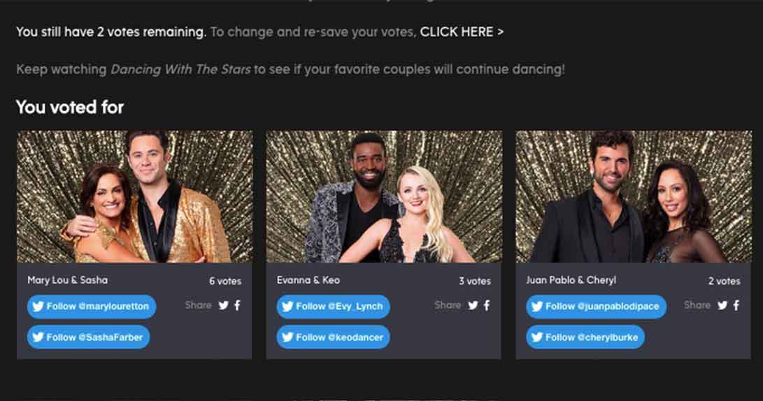 Dancing With The Stars Voting and PlayAlong Mechanics Case Study