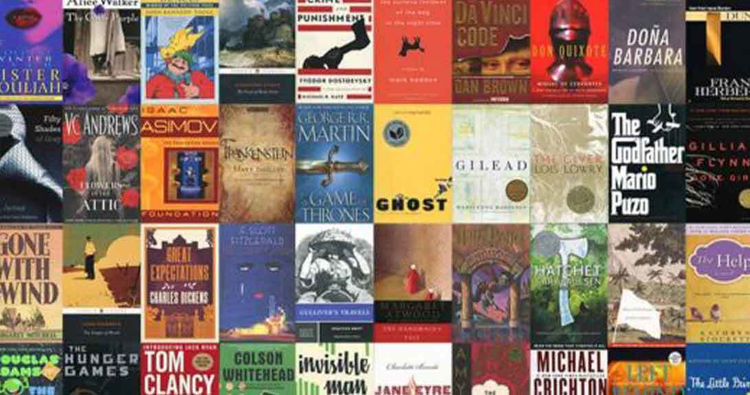 covers of many books up for vote
