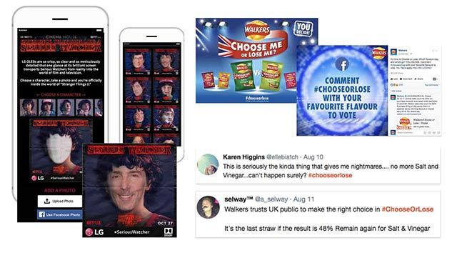 LG UGC campaign and Walker's choose me or lose me voting