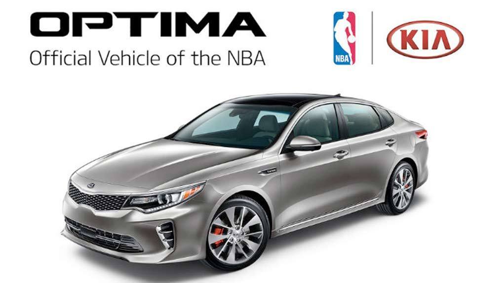 image of KIA Optima the official car of the NBA